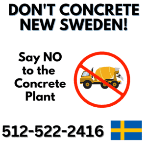 Keep Concrete Plant out of New Sweden
